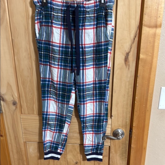 Aerie Plaid Lounge Pants with Drawstring - Picture 1 of 4